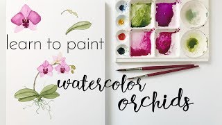 Learn to Paint Watercolor Orchids a Skillshare Class With Anne Butera