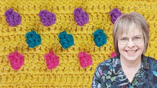 Multicolor Popcorn Stitches || Crochet Stitch Tutorial