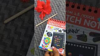 ASMR Sounds: New Scratch Note 📝 unboxing #shorts #asmr #unboxing #scratchart