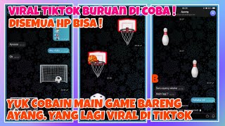 Viral TikTok Cara membuat video Main Game Bareng ayang di telegram , Bucin ⚽️✨