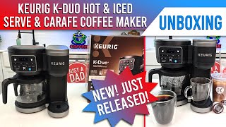 Keurig K-Duo Hot & Iced Coffee Maker UNBOXING & SET UP