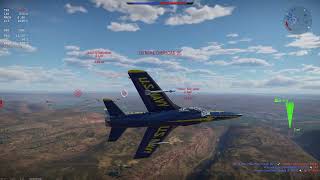 The Clipped Blue Angle. War Thunder 2.15 - F11F-1