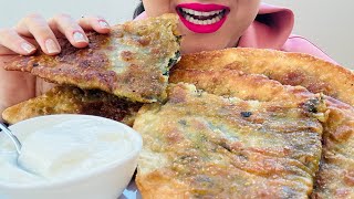 Asmr eating Bulani Afghan food| موکبانگ بولانی غذای افغانستان