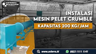 Pemasangan Set Up Mesin Pellet Crumble | Whatsapp: +62 823-1111-1141