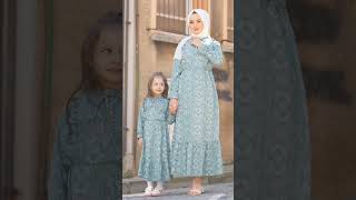 Mother and daughter matching abaya set designs 2023#youtubeshorts #ytshorts