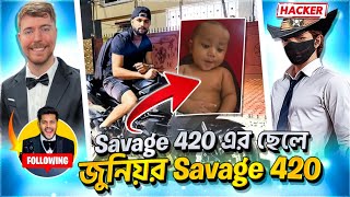 Savage 420 এর ছেলের ভিডিও 😍 Astaiain হ্যাকার 🤔 || রাকিব হাসান কে ফলো দিয়েছে Mr breast 😱 BLU!!