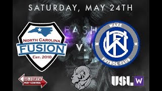 NC Fusion vs. Wake FC USL-W