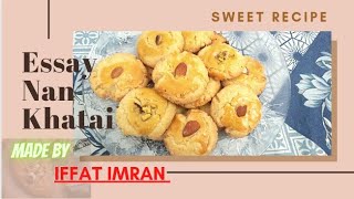 With out oven nan khatai recipe by iffat imran