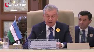 SHAVKAT MIRZIYOYEV FALASTINLIKLARNI OʻZBEKISTONGA TAKLIF QILDI