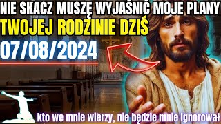 BÓG MÓWI: MUSZĘ DZIŚ WYJAŚNIĆ MOJE PLANY TWOJEJ RODZINIE! wiadomość od Boga już teraz