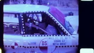 Crash Test1980 Subaru GF Crash Test