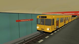 TRS 2004 U Bahn Berlin F79 U6 Pendelverkehr