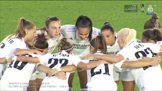 Real Madrid vs Rosenborg || UWCL Qualifying