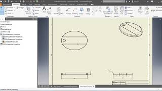 Inventor Laminated Project   Create Working Drawing