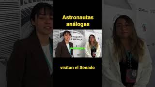 Astronautas análogas visitan el Senado