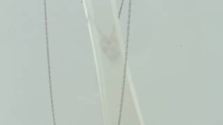 CSP2006 - Natural Diamond Sterling Double Heart Pendant With 18" Chain