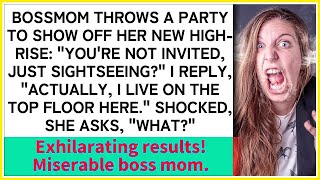 Boss Mom's Party Fiasco   The Uninvited Guest Who Owns the Top Floor Shocks!!