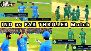 IND vs PAK SUSPENSE MATCH || Real Cricket 24 Gameplay