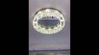 Irregular Crystal Ceiling Light - Modern Elegance!