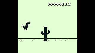 Google Dino Game For The Game Boy!