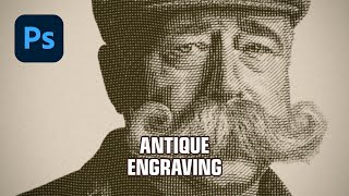 Turn a photo into an illustration! Antique Engraving effects in Photoshop 2022