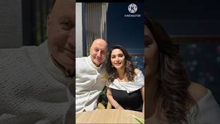 Anupam Kher with Madhuri Dixit and friends #anupamkher #shortvideo #viral #youtubeshorts