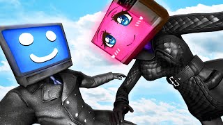 TV Woman x TV Man LOVE STORY 6 & TV Man SAVES TV Woman In Garry's Mod!