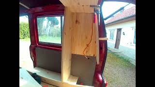 Our VW T4 campervan conversion slideshow #4 Solar and electrics