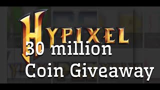 30 Million Skyblock Coin Giveaway! LIVE!(check dec)