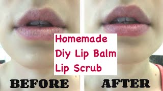 Get Soft Pink Lips Permanently Lighten Dark Lips In A Week Naturally|Homemade DIY Lip Scrub lipbalm