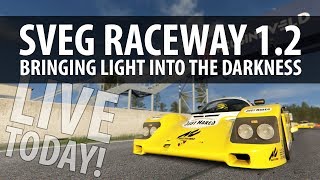 Sveg Raceway 1.2 - day to night transition - Porsche 962C Short Tail