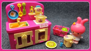 5 Minutes Satisfying with Unboxing Pink Kitchen Set ASMR (no music)