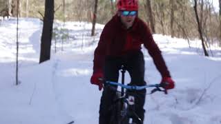 Fat biking at the Liv Bike Park