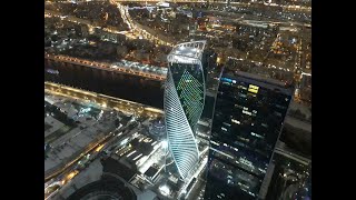 "Москва Сити" Вид на Москву с 360 метров (Автор видео: Печкуров Алексей)