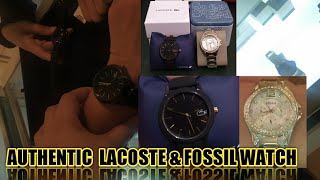 Lacoste & Fossil Watch I Trinoma Mall purchase February 29,2020 Leap Year