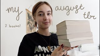 all the books i want to read in august | august tbr