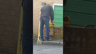 New mortar mixing method #shorts #ytshorts #funny #construction #building #bricklaying