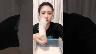 Thin Crunchy ice eating asmr