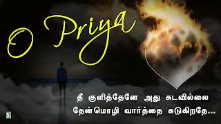 💔 O Priya | I Love You Da | RajuSundaram | Hariharan | Simran | Bharadwaj | Audio Song