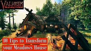 Valheim | 10 EASY Wooden Additions that will Transform your Meadows Shack into a Beautiful House!