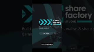 How to Download Sharefactory on PS5 short (Option 2)