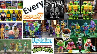 *see newer video Every Super7 ReAction Figure TMNT 3.75" Comparison List Teenage Mutant Ninja Turtle