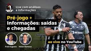 PRÉ-JOGO + INFORMAÇÕES (SAÍDAS E CHEGADAS)