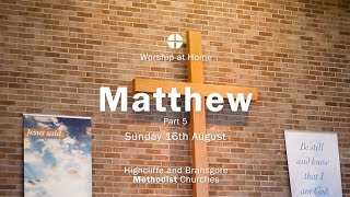 Sunday 16th August 2020 ‘Self-deception’ Matt 7:21-23