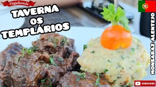 TAVERNA os TEMPLÁRIOS 🍽️🍷🍢 restaurante em Monsaraz 🥰#restaurante #alentejo #gastronomia