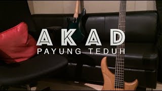 Payung Teduh - Akad (cover) Bass Instrumental Studio Version