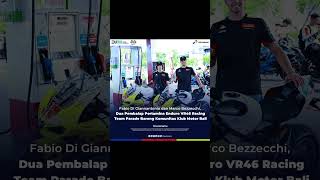 2 Pembalap Pertamina Enduro VR46 Racing Team Parade bareng komunitas klub motor Bali