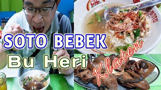 Soto Bebek Bu Heri Klaten - Bebek Bacem Goreng