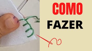 Como Fazer ponto Manual Para Barrado.