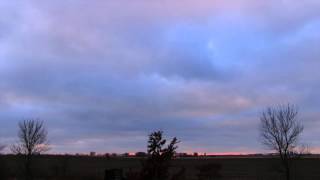 RELAXING * TIME~LAPSE SUNSET ON THE BALCONY * CLOUDS CRUIZIN' THRU THE SKIES * 12-19-14